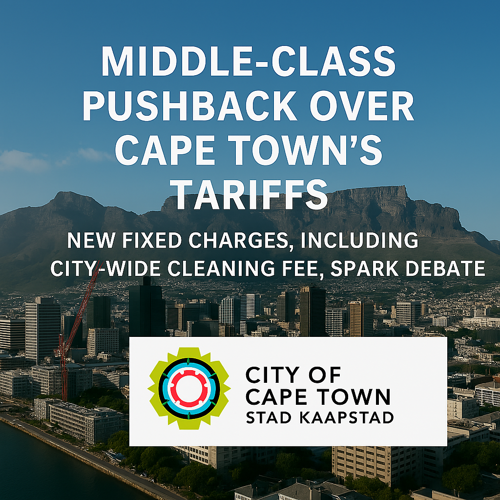Cape Town’s Tariff Turmoil: Middle-Class Pushback and the Cleaning Fee Controversy