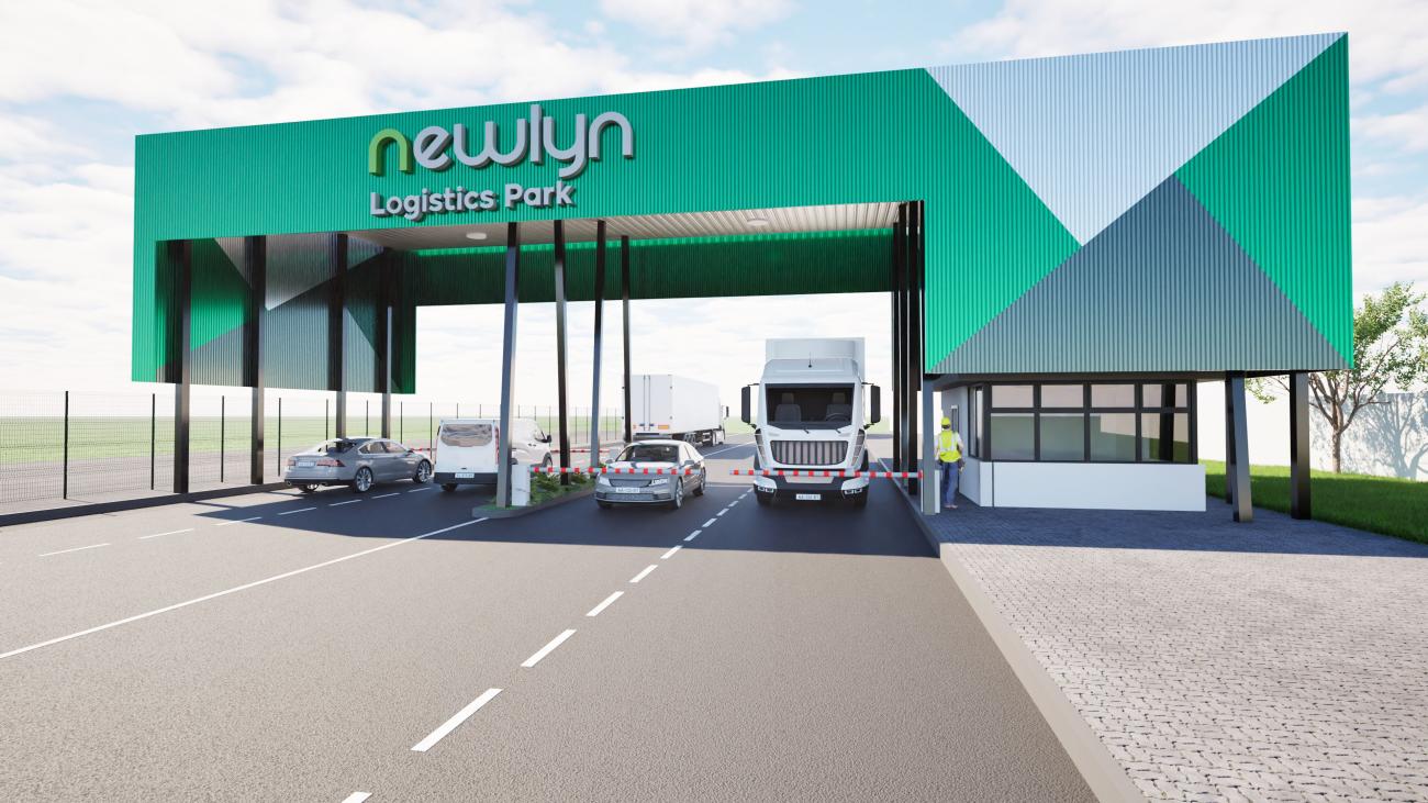 Render of Newlyn Group’s development of Newlyn Logistics Park in Gqeberha, Eastern Cape